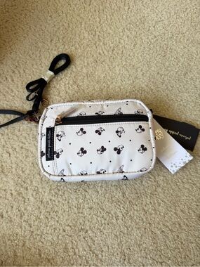 Petunia Pickle Bottom White and Black Disney Print Wristlet Pouch